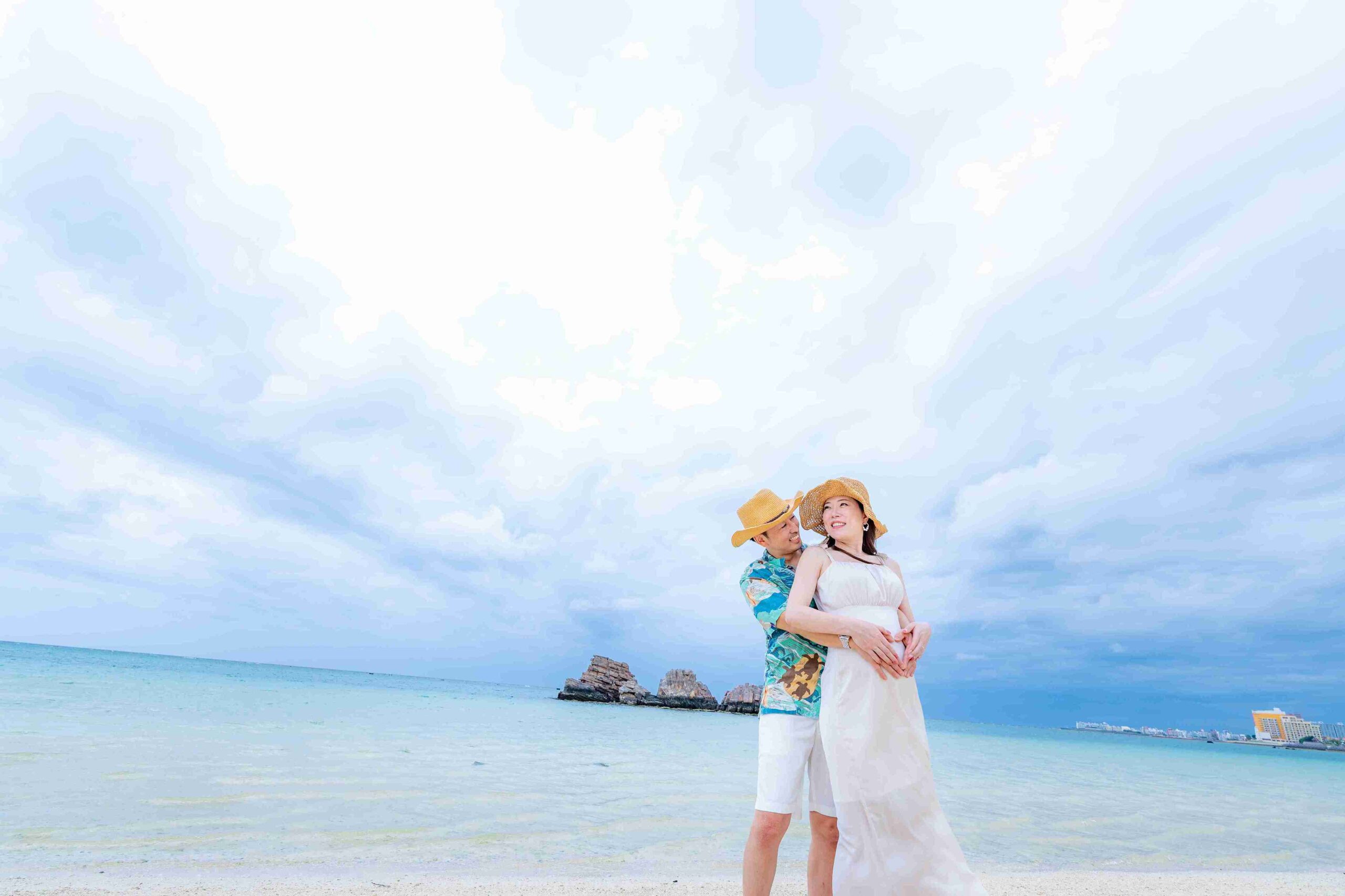 マタニティフォトキャンバスプリント例