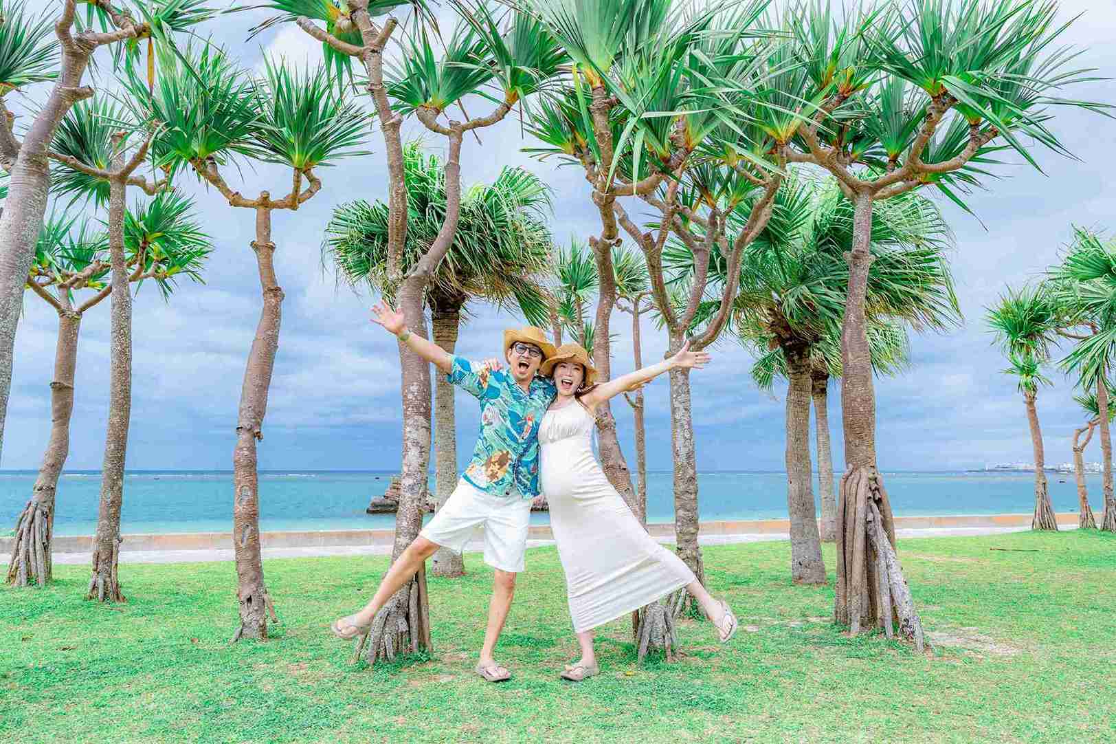 アラハビーチでのマタニティフォト